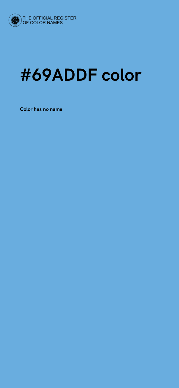 #69ADDF color image