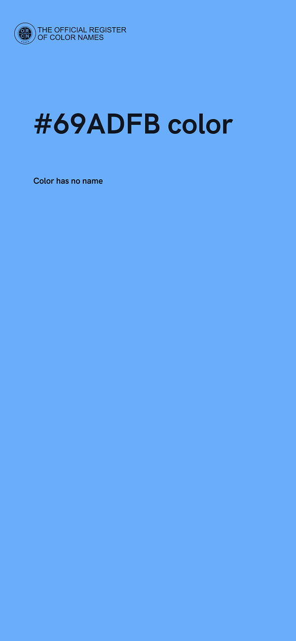 #69ADFB color image