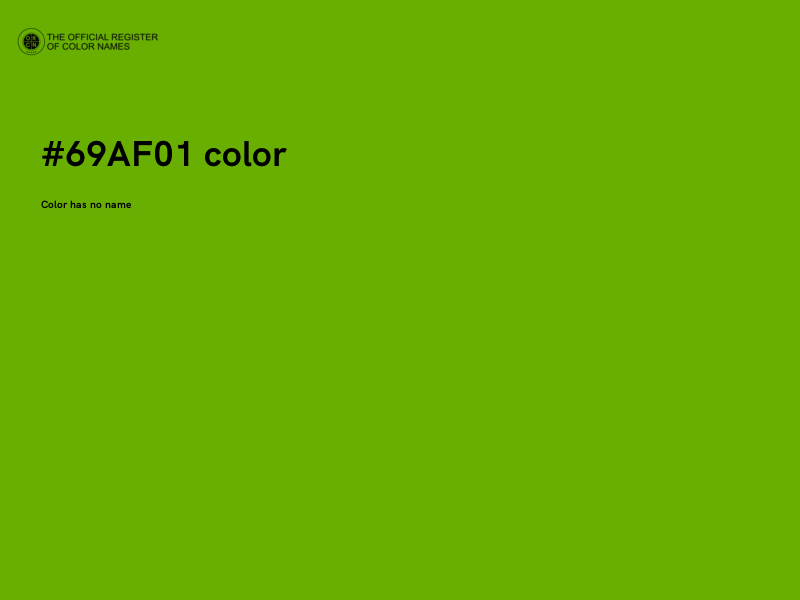 #69AF01 color image