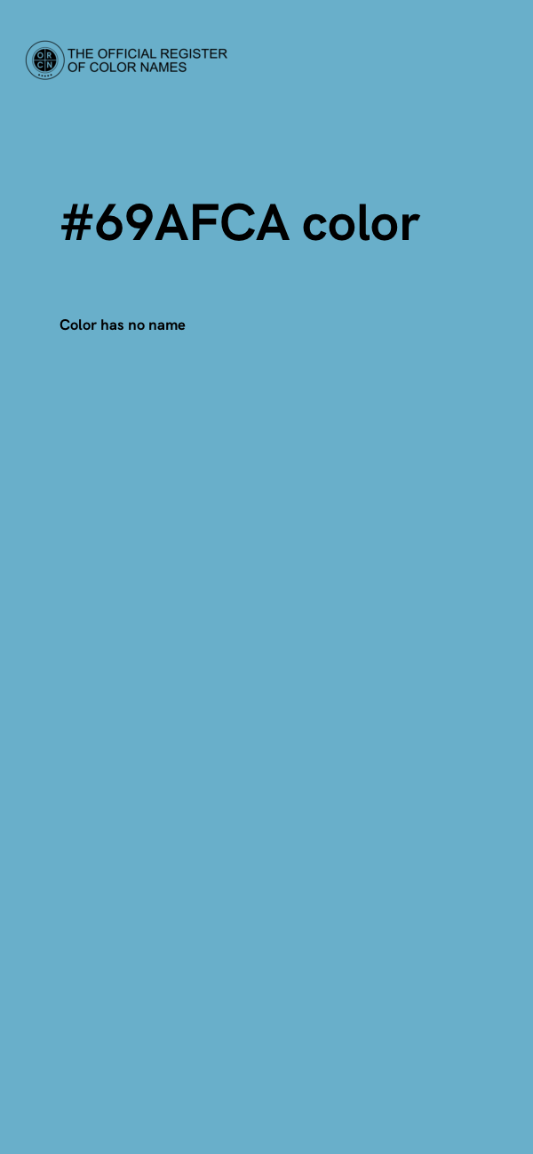 #69AFCA color image