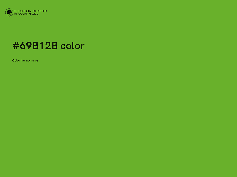 #69B12B color image