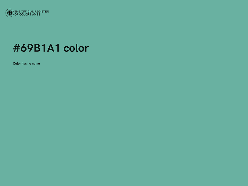 #69B1A1 color image