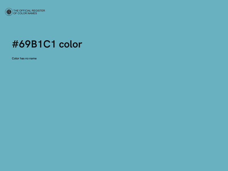 #69B1C1 color image