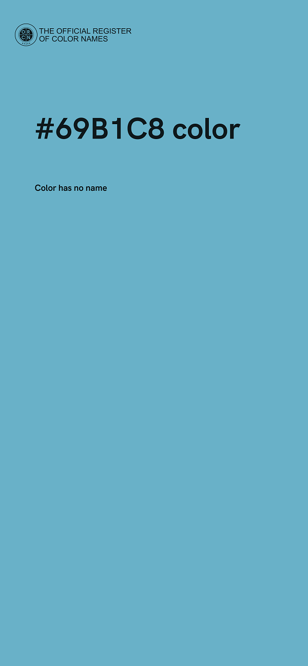 #69B1C8 color image