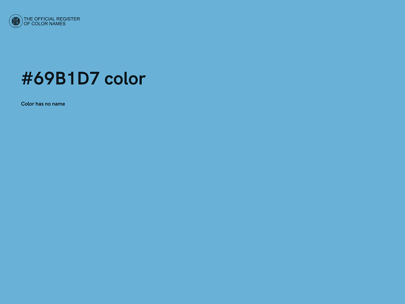 #69B1D7 color image