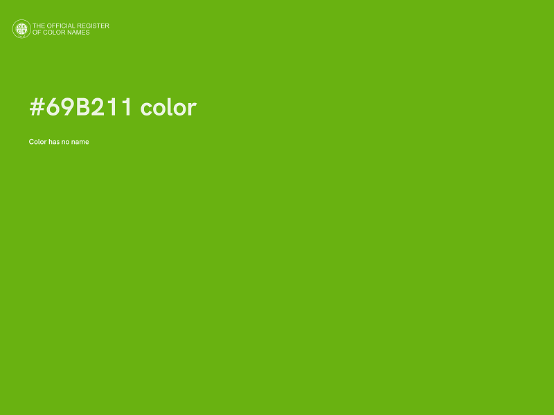 #69B211 color image