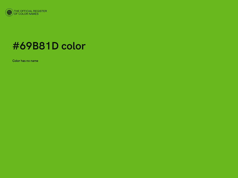 #69B81D color image