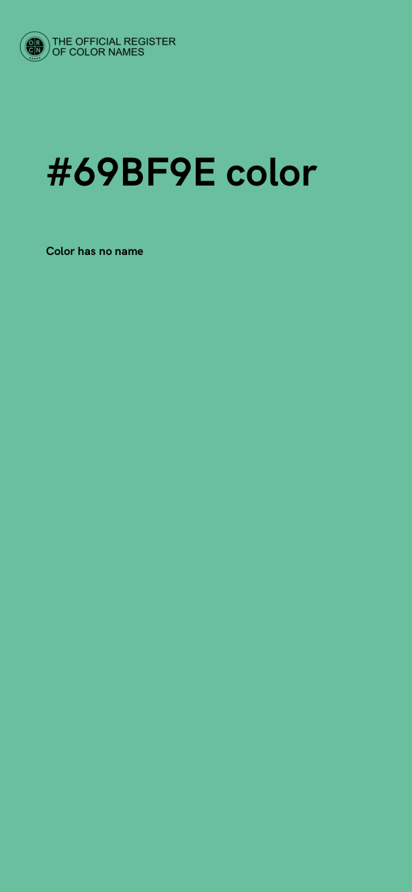 #69BF9E color image