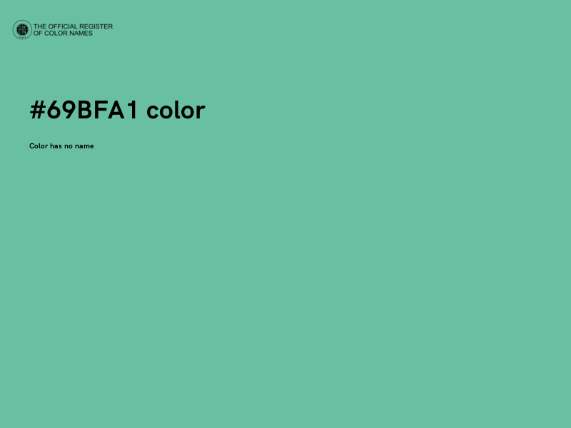 #69BFA1 color image