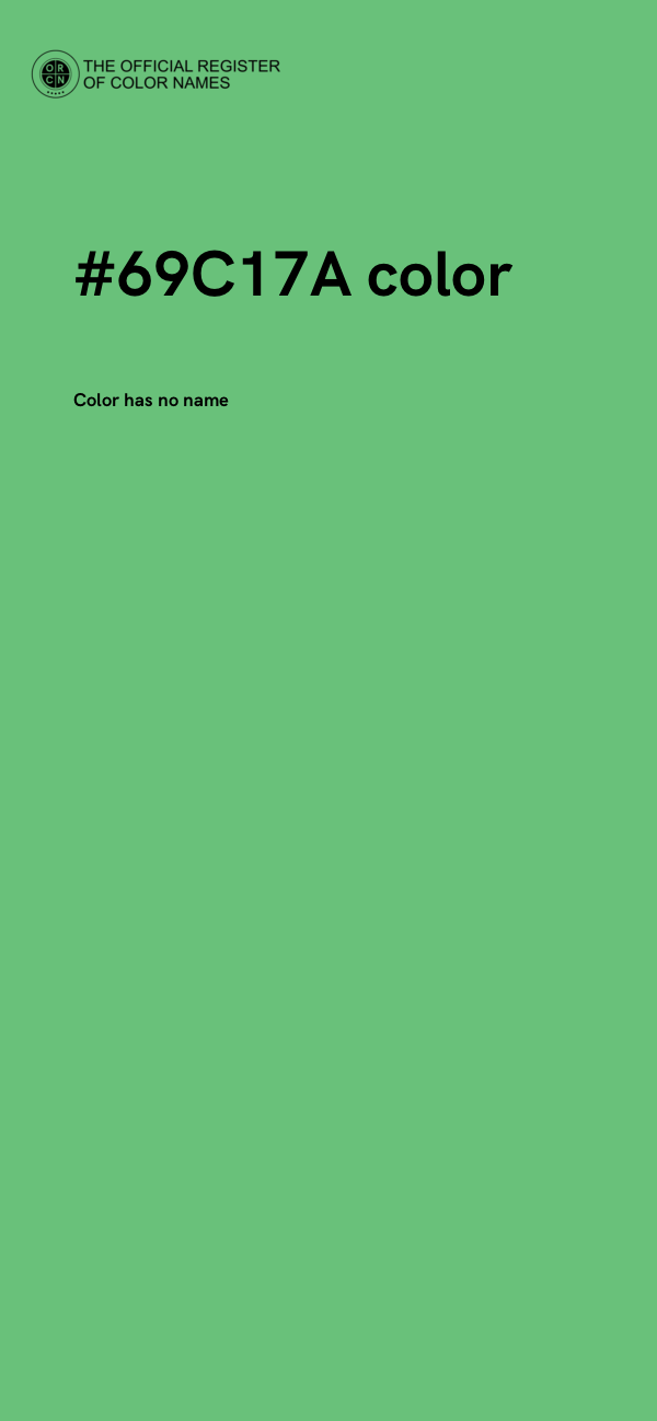 #69C17A color image