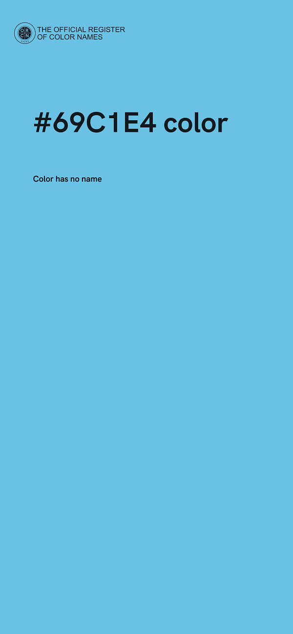 #69C1E4 color image