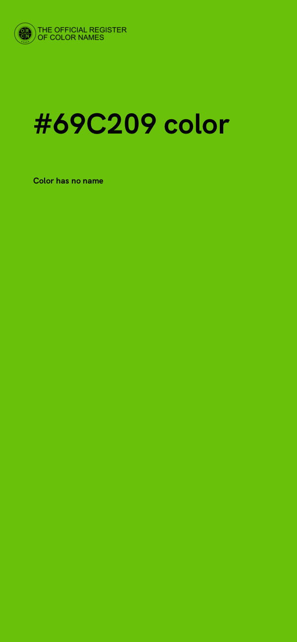 #69C209 color image