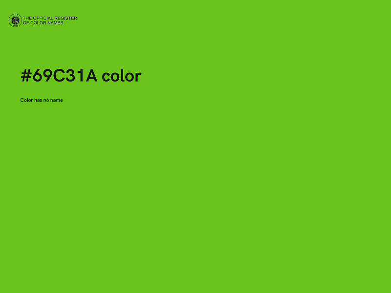 #69C31A color image