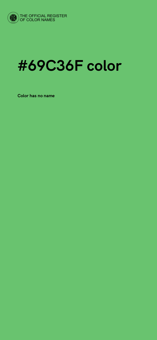 #69C36F color image