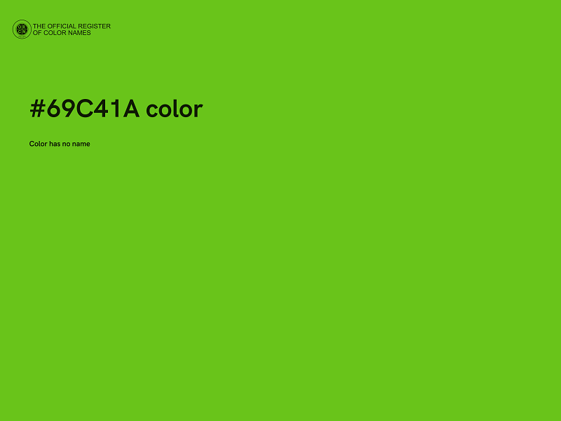 #69C41A color image