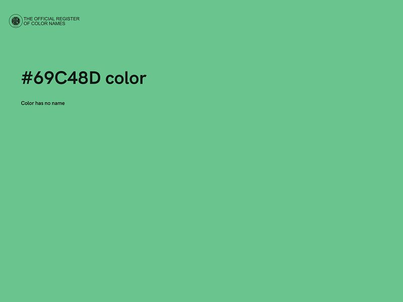 #69C48D color image