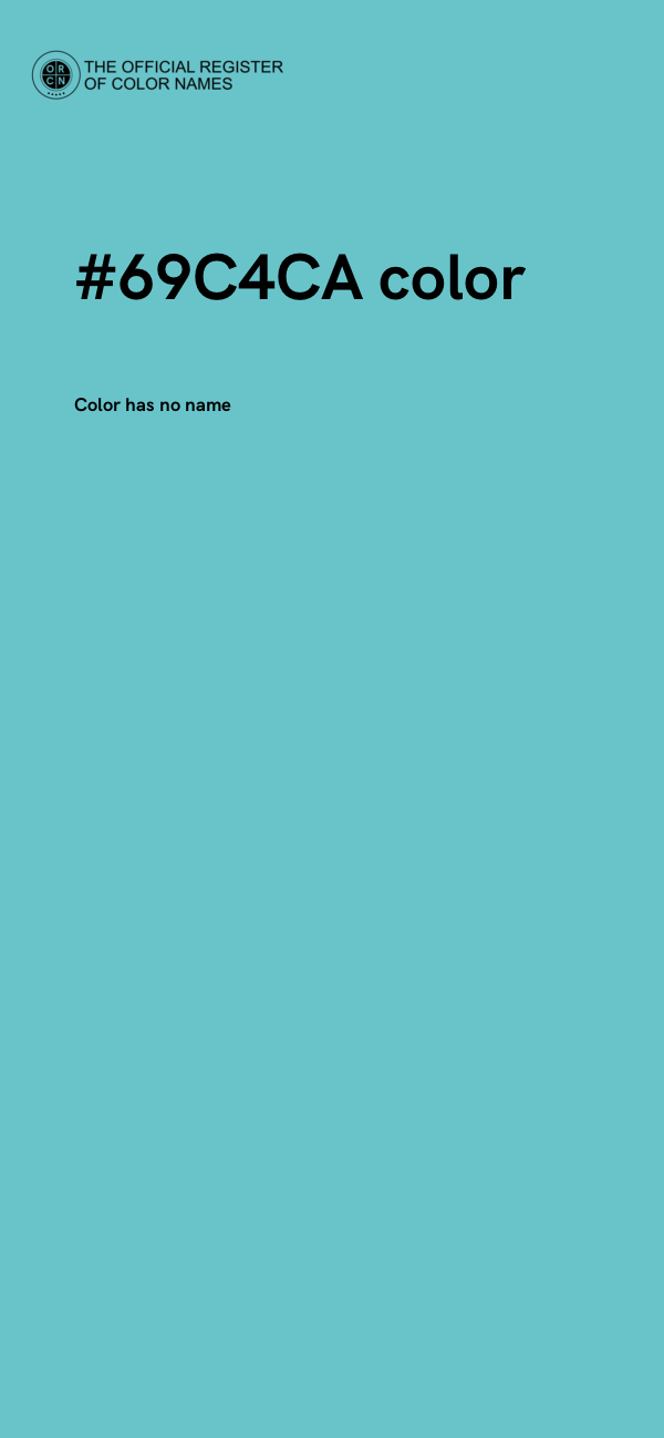 #69C4CA color image