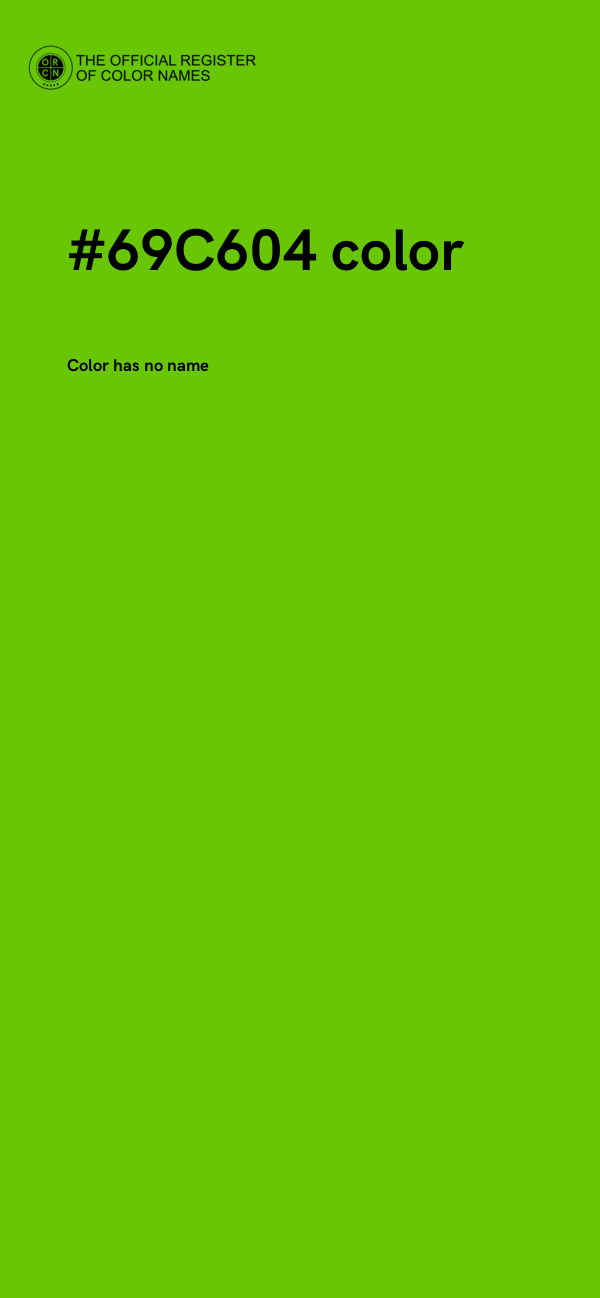 #69C604 color image