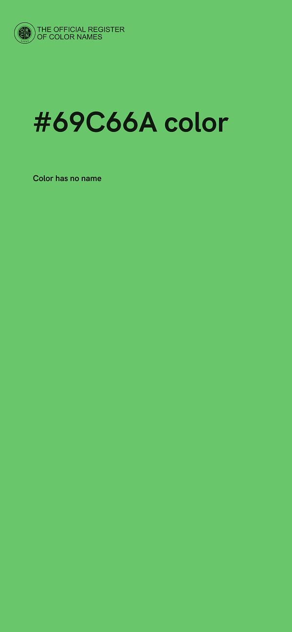 #69C66A color image