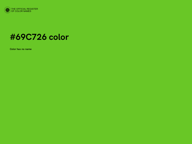 #69C726 color image