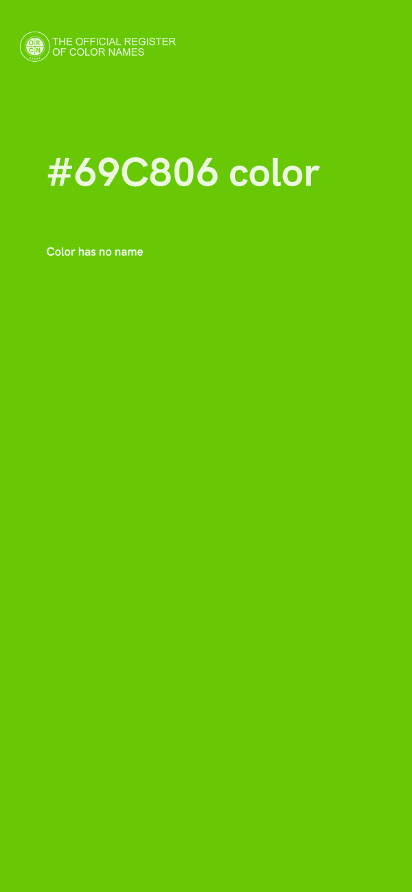 #69C806 color image
