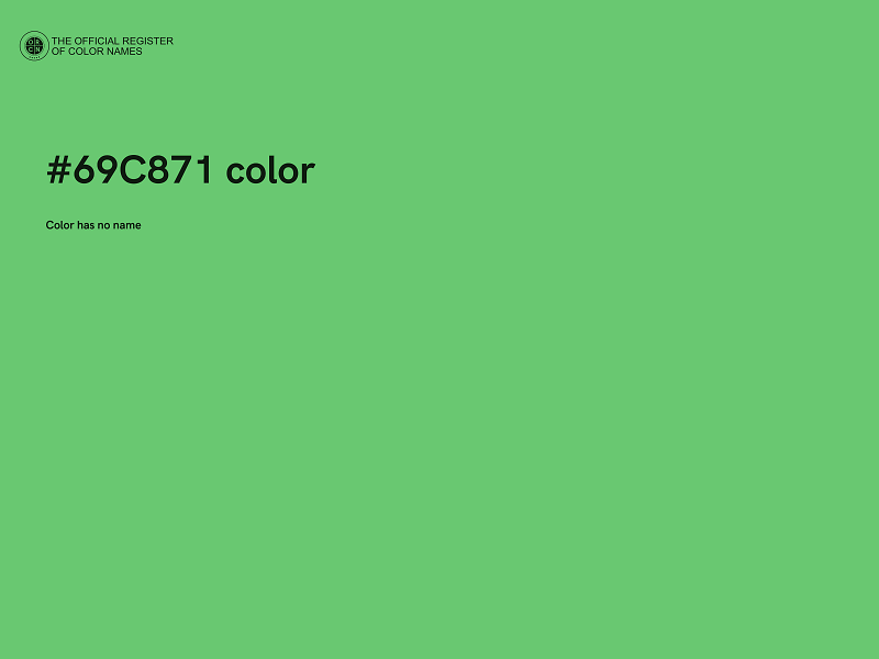#69C871 color image