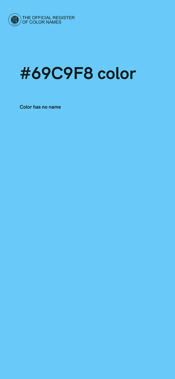#69C9F8 color image