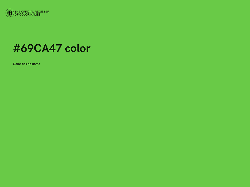 #69CA47 color image