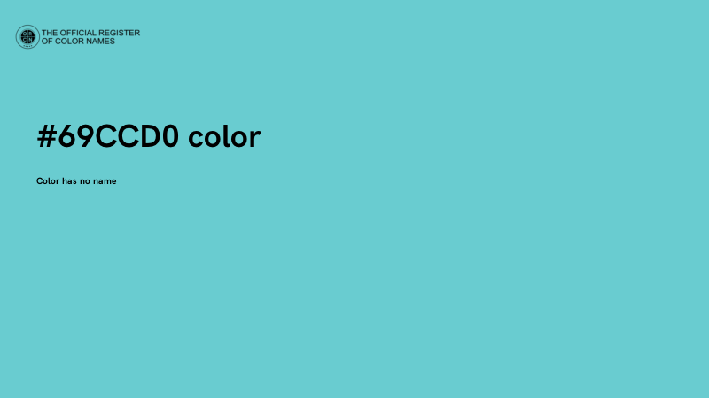 #69CCD0 color image