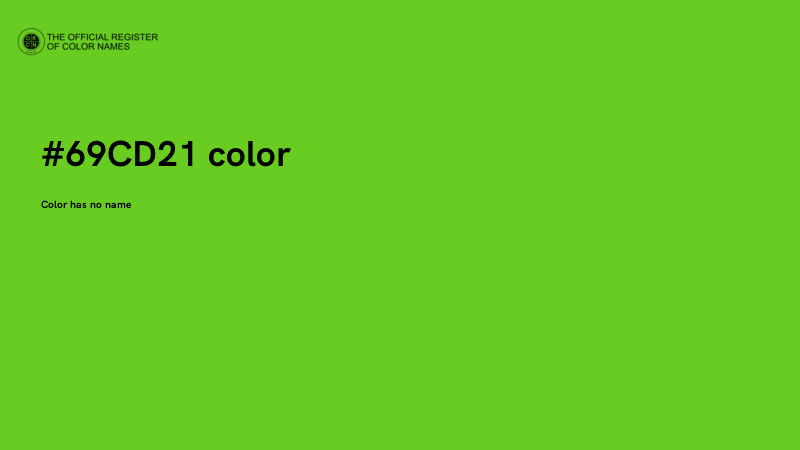 #69CD21 color image