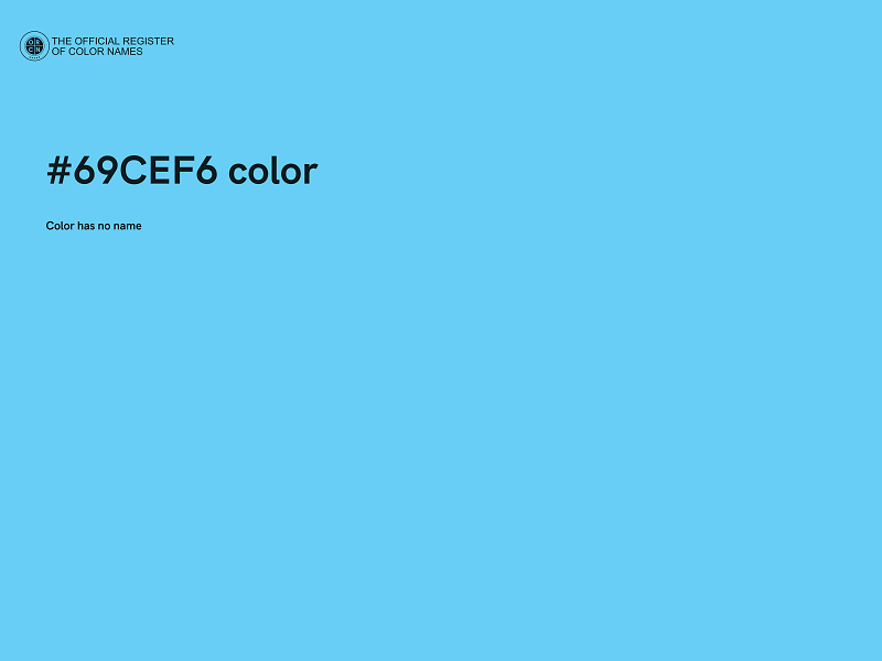 #69CEF6 color image