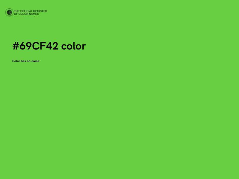 #69CF42 color image