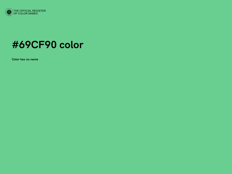#69CF90 color image
