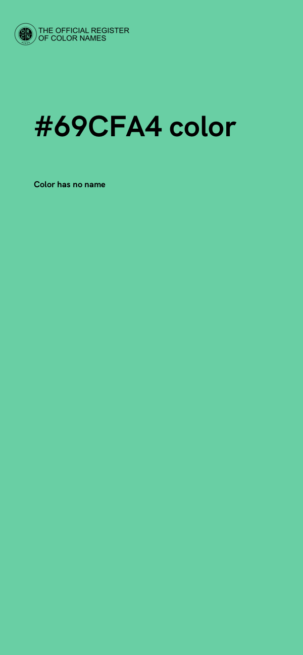 #69CFA4 color image