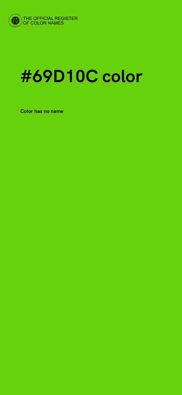 #69D10C color image