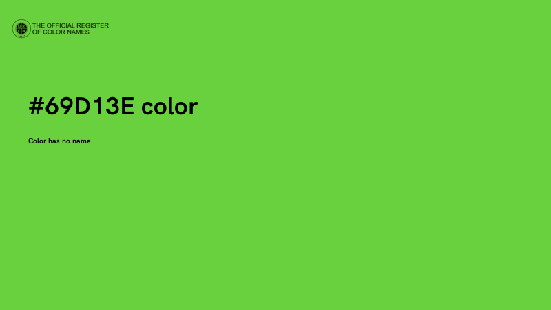 #69D13E color image