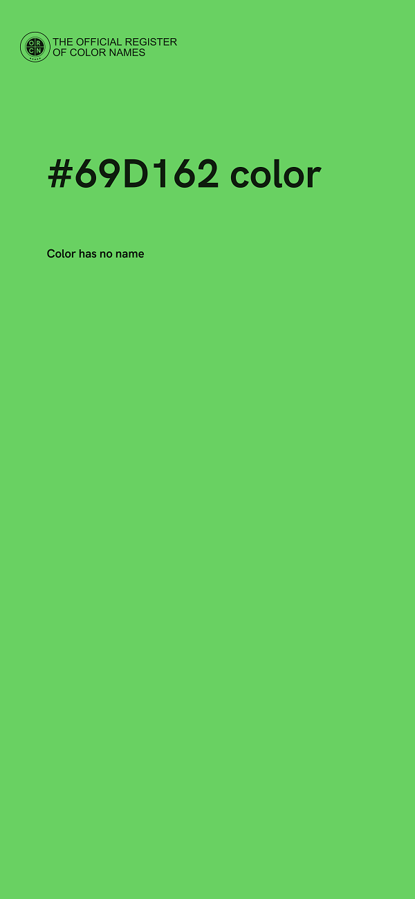 #69D162 color image