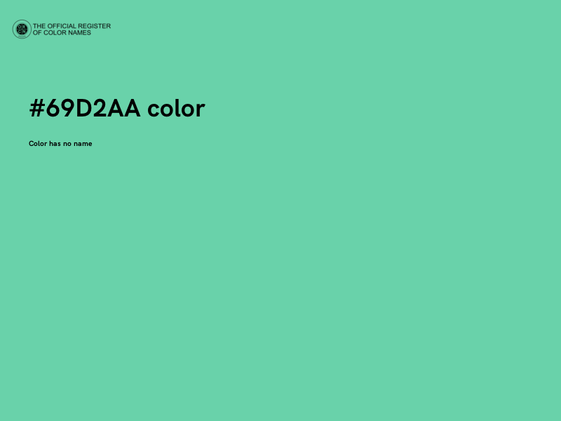#69D2AA color image