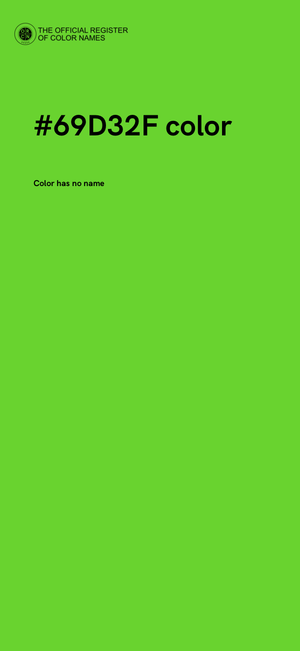 #69D32F color image