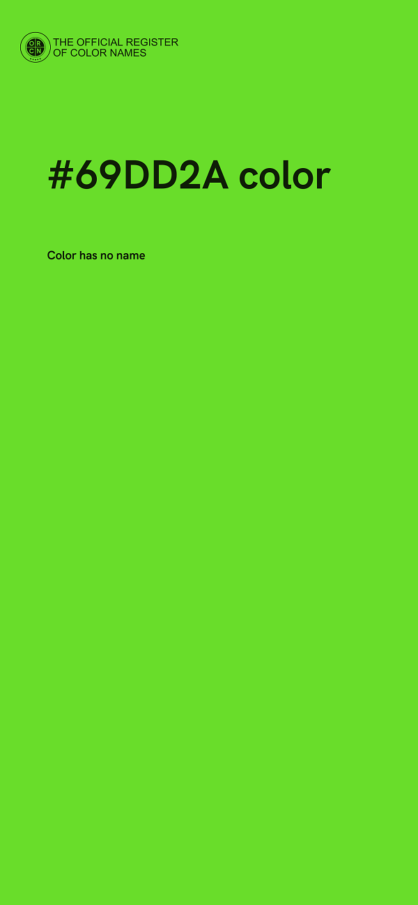 #69DD2A color image