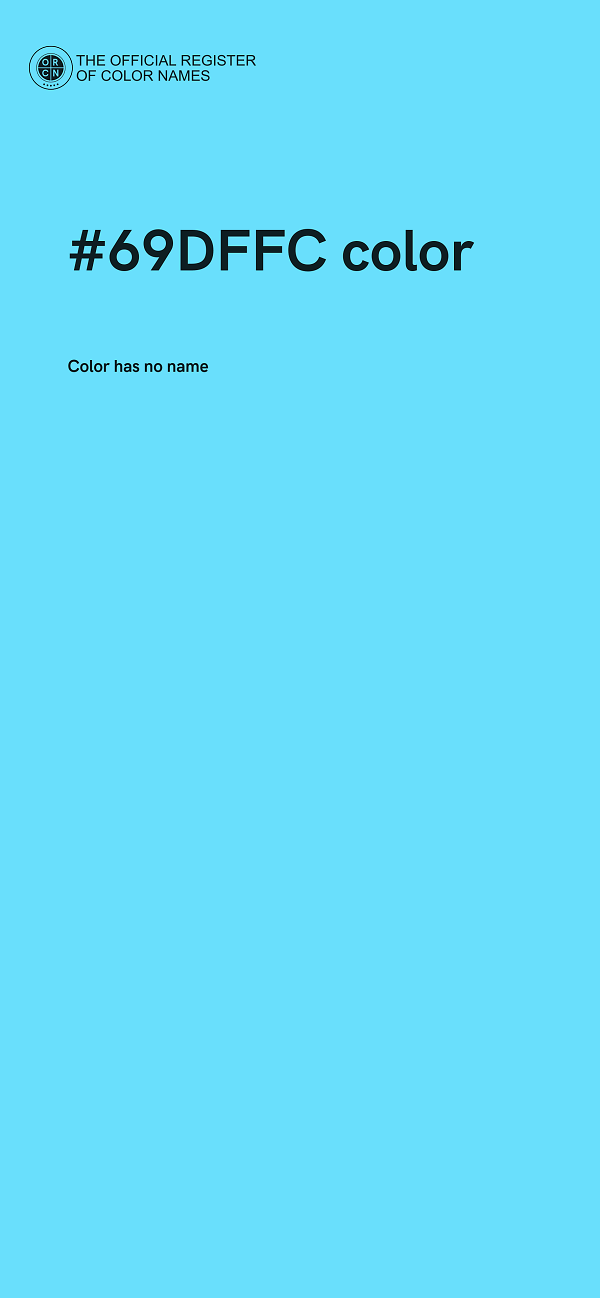 #69DFFC color image