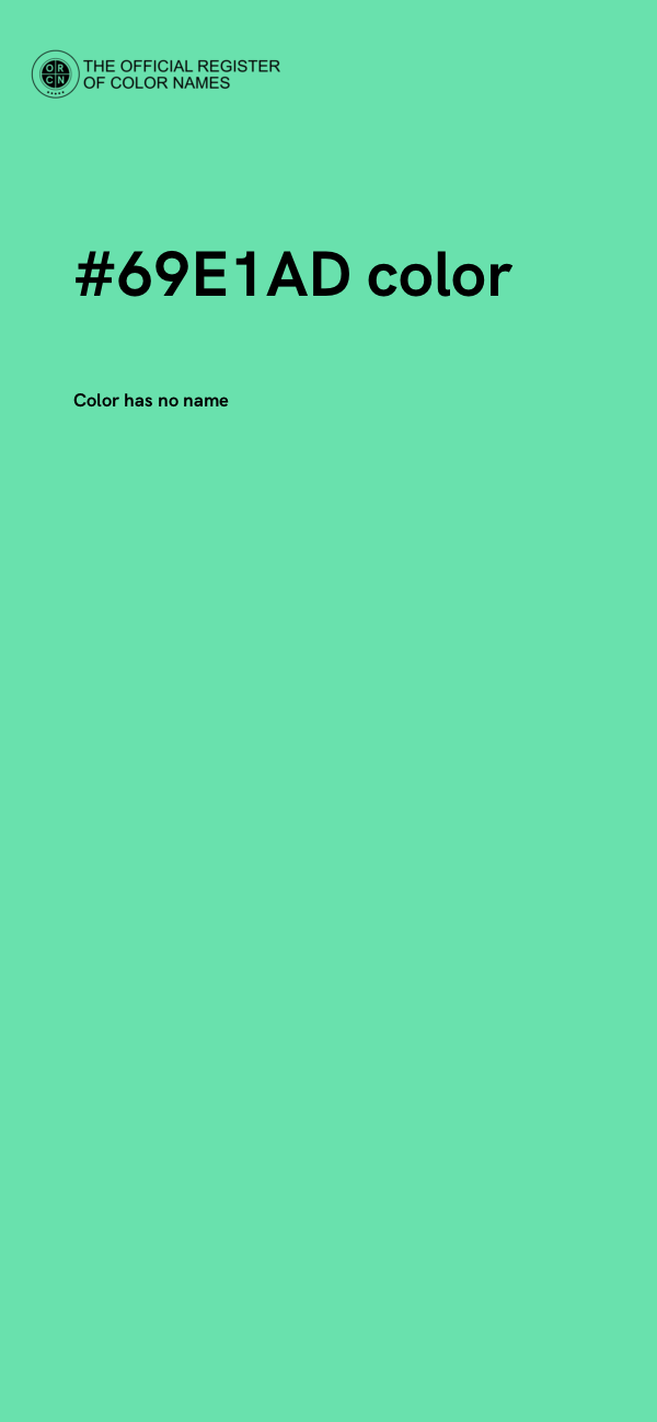 #69E1AD color image