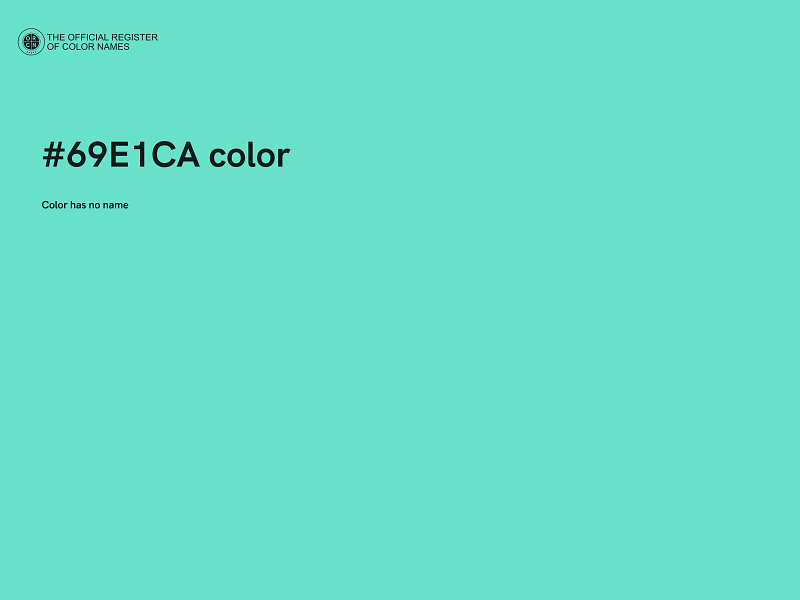 #69E1CA color image