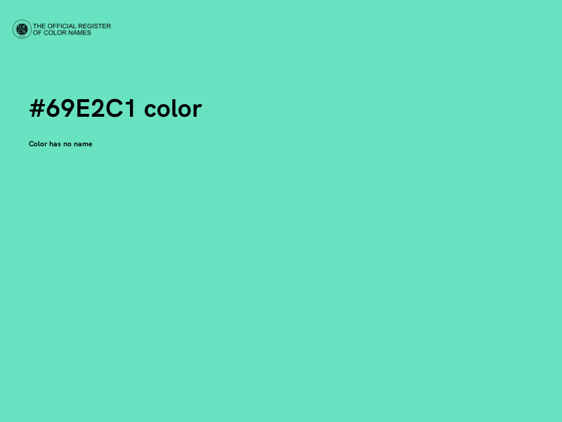 #69E2C1 color image