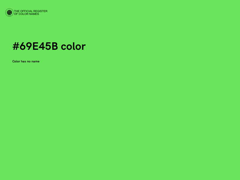 #69E45B color image