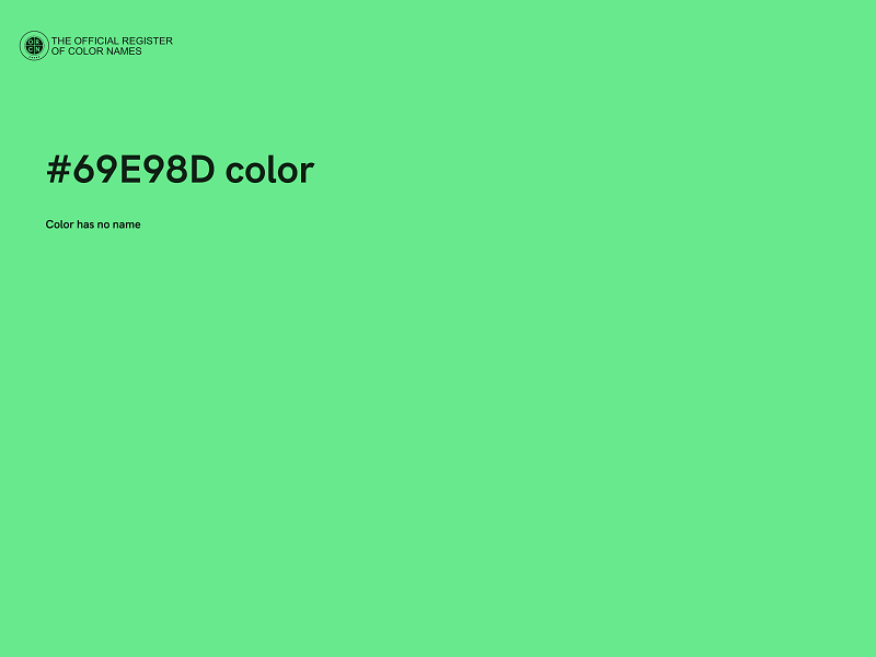 #69E98D color image