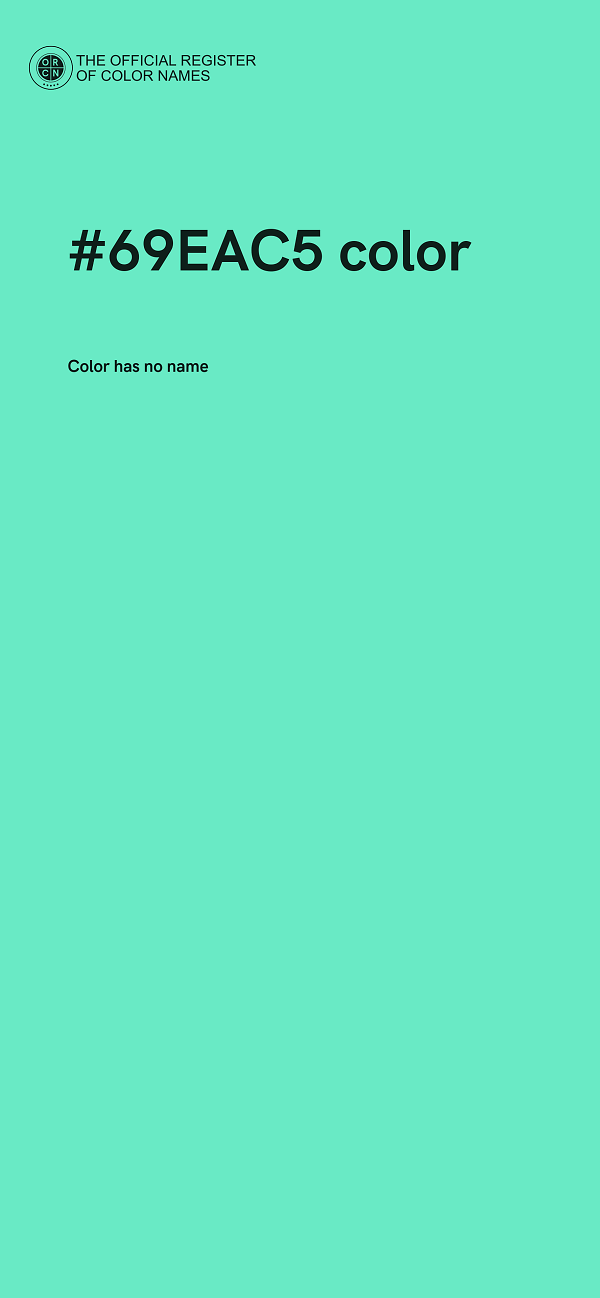 #69EAC5 color image