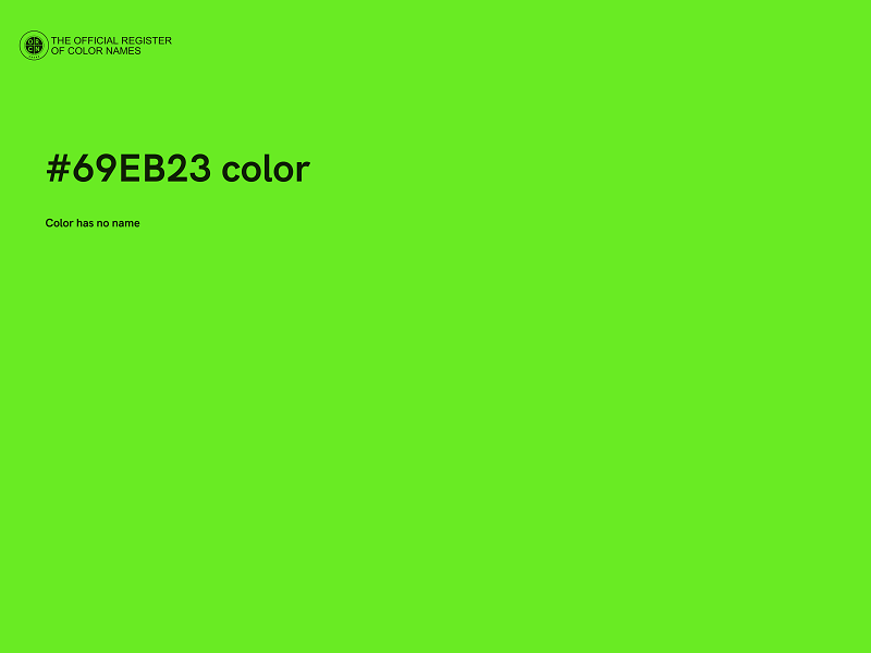 #69EB23 color image