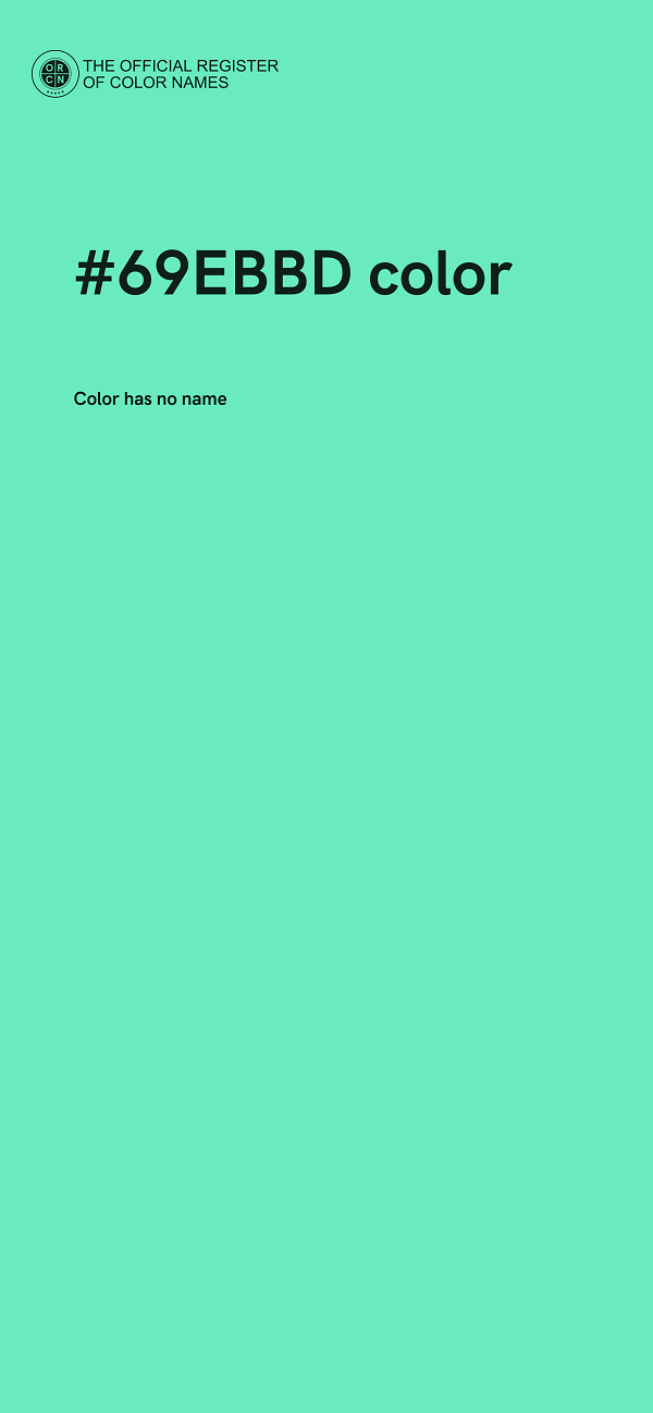 #69EBBD color image