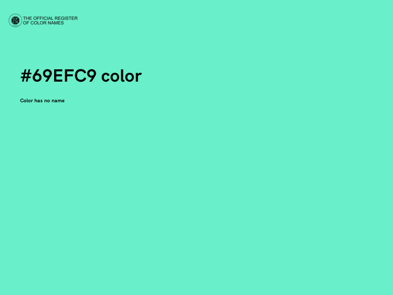 #69EFC9 color image